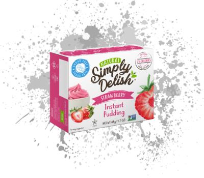 image of Strawberry Instant Pudding